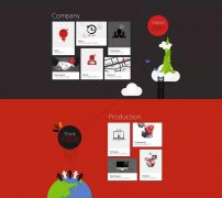红黑页面设计-Web前端学员作品